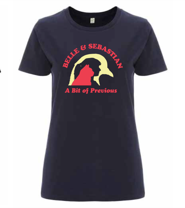 * on sale - 30% discount applied * Ladies Navy Blue 'A Bit of Previous' t-shirt