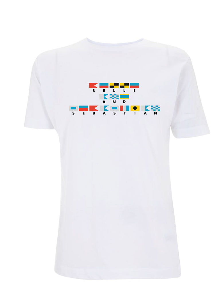* on sale - 30% discount applied * Ladies White ‘Nautical Flags’ T-Shirt