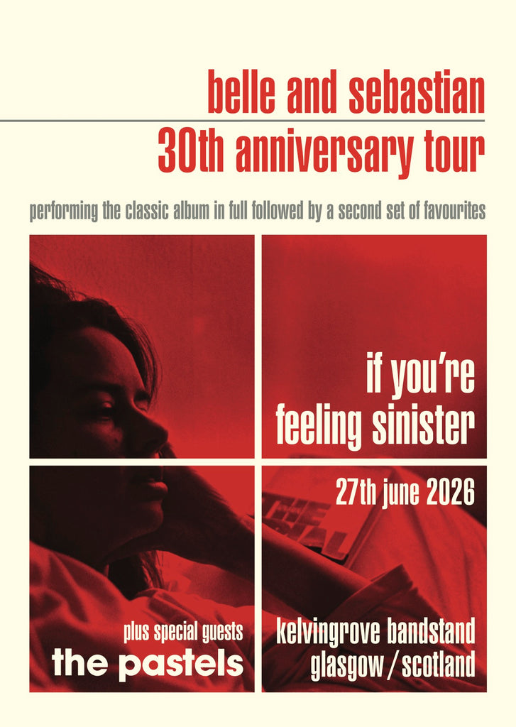 Glasgow 30th Anniversary Tour Poster - If You're Feeling Sinister