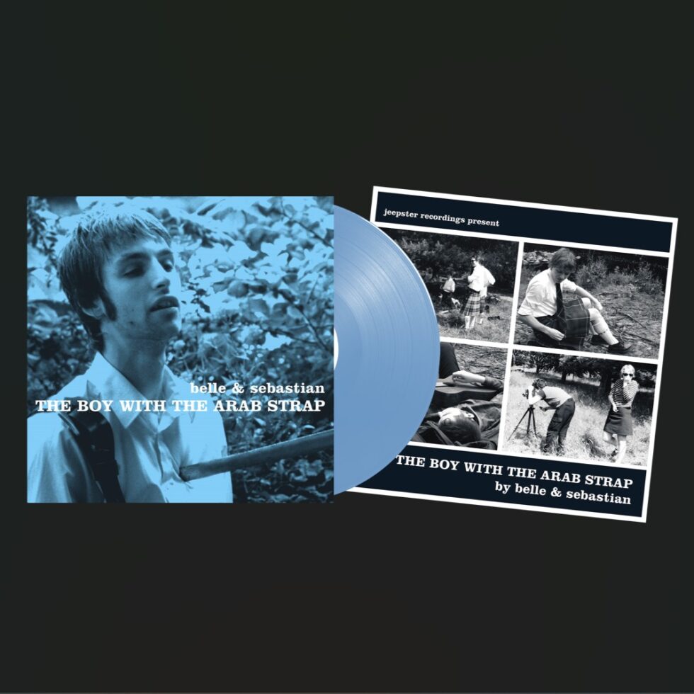 Belle and  Sebastian ‘THE BOY WITH THE ARAB STRAP’ 25th Anniversary Limited Clear Blue Vinyl & Art Print