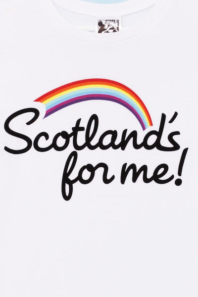 'Scotland's For Me' White t-shirt