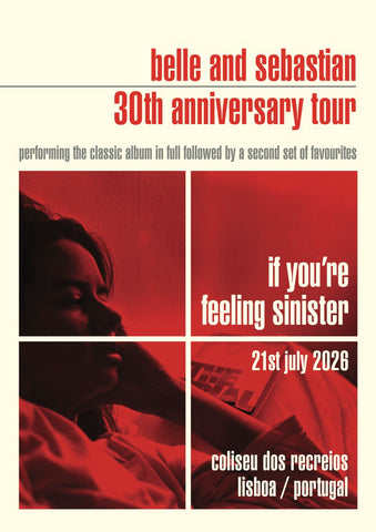 Lisbon 30th Anniversary Tour Poster - If You're Feeling Sinister